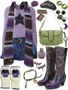 #whimsigoth #whimsical #weirdgirl #vintage #aesthetic #outfitstyle 2020 Outfits Trends Indie, Hippy Witch Outfits, Hippy Grandma Aesthetic, Whimsical Clothing Aesthetic, Girly Pop Outfits, Outfit Ideas Whimsical, 70s Maximalism Fashion, Whimsicraft Aesthetic Outfits, What To Wear To Six The Musical