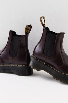 Dr. Martens 2976 Quad Chelsea Boots | Free People Doc Martin Chelsea Boots, Chelsea Boots Women Outfit, Chelsea Dr Martens, Dr Martens 2976 Quad, Dr Martens Chelsea Boots, Dr Martens Chelsea, Dr Martens 2976, Winter Styling, Platform Chelsea Boots