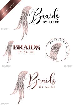 the logos for brands by alice