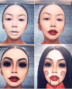 Jigsaw Halloween, Halloween Make-up Looks, Halloweenský Makeup, Halloween Instagram, Holloween Makeup, Halloween Coustumes, Halloween Makeup Pretty