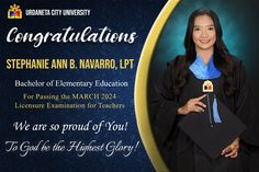 an image of a woman in graduation gown holding her diploma and posing for the camera