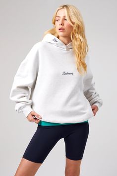 Sometimes, the quickest route to effortless style is through the classic and understated. Our Essential Hoodie ticks all the boxes; a classic relaxed fit, soft cotton rich fleece fabric and beautiful embroidery detail on the hood and sleeve – you’ll be winning in the style stakes as well as feeling suitably cosy. If you’ve been stealing your BF’s Original Creator Hoodie on the regular, this style is for you.   What To Expect  Water repellent finish on the fabric, lasting up to 10 washes Cotton r Spring Athleisure Sweatshirt With Embroidered Logo, Everyday Spring Sweatshirt With Double-lined Hood, Sporty Hoodie With Embroidered Logo For Spring, Oversized Cotton Classic Hoodie, Essential Relaxed Fit Sweatshirt For Fall, Spring Athleisure Hoodie For Everyday, Classic Spring Sweatshirt For Everyday, Flower Hoodie, Essential Hoodie