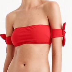 J.Crew Off Shoulder Red Bikini Top Women Size Medium. New With Tag. Photos Will Show Minor Discoloration Due To Storage. **Please See All Photos** Red Beachwear Tops For Poolside, Stretch Red Top For Beach Season, Stretch Red Tops For Beach Season, Red Beach Season Top For Poolside, Red Tops For Poolside And Beach Season, Red Top For Poolside And Beach Season, Fitted Red Tops For Beach, Fitted Red Tops For The Beach, Red Summer Top For Poolside