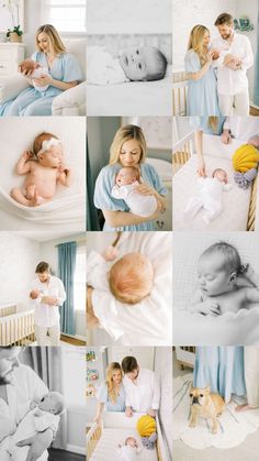 a woman holding a baby in her arms while she is breastfeeding and feeding it