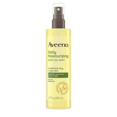 Condition and nourish your skin with Aveeno Daily Moisturizing Dry Oil Mist. Ideal for sensitive skin care, this body oil spray immediately moisturizes dry, rough skin; 92% of testers agree that skin instantly looks smoother and more even after application. From a dermatologist-recommended skincare brand for over 65 years, this daily moisturizing body oil is formulated with 98% naturally derived ingredients including oat oil, which is rich in lipids and fatty acids to help condition skin, and jo Best Body Oil, Body Oil Spray, Moisturizing Body Oil, Dry Body Oil, Oil For Dry Skin, Moisturizing Body Lotion, Dry Oil, Oil Moisturizer, Best Oils