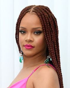 White Girl Braids, Red Box Braids, Red Hair Inspiration, Weave Hairstyles Braided, Lily Cole, Micro Braids, Box Braids Styling, Wedding Hair Inspiration, Braids With Weave