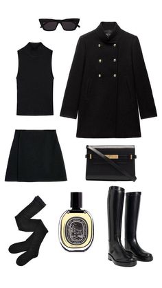 Polyvore Outfits, College Outfits, Black Outfit, Fall Outfit, Fashion Classy, Look Fashion, Modest Fashion