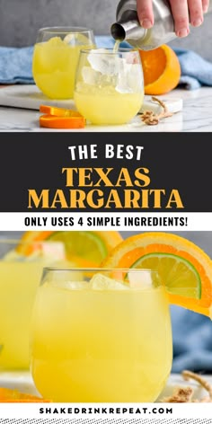 the best texas margarita only uses 4 simple ingredients