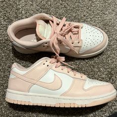 Size 7 Women. Item Is In Great Condition. No Scuffs, Creases Or Signs Of Wear And Tear. Only Been Worn 2 Times. Hair Twists Black, Pink Nikes, Nike Dunk Low, Trainers Women, Dunk Low, Nike Dunks, Womens Shoes Sneakers, Nike Women, Womens Sneakers