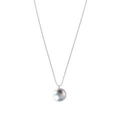 XXL grey freshwater pearl pendant on 32 inch 925 sterling silver ball chain. Every ORA piece of jewellery is crafted by hand and each is unique. All orders come packaged in a beautiful ORA gift box.Please note that pearls are organic gems and may vary slightly in size, shape, and colour. Pearls are organic gemstones and therefore to preserve their radiance, avoid letting pearls come into contact with cosmetics, hair spray, perfume, detergents, the sea, swimming pools and saunas. We recommend rem Gray Pearl Pendant Jewelry Gift, Gray Pearl Pendant Jewelry As Gift, Silver Akoya Pearl Chain Necklace, Gray Pearl Pendant Jewelry For Gift, Silver Necklace With Pearl Charm And Round Beads, Silver Necklaces With Pearl Charm And Round Beads, Silver Pearl Jewelry With Ball Chain, Tahitian Pearl Necklace With Round Pendant And Pearl Charm, Tahitian Pearl Charm Necklace With Round Pendant