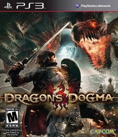 the cover art for dragon's dogma