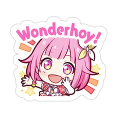 Decorate laptops, Hydro Flasks, cars and more with removable kiss-cut, vinyl decal stickers. Glossy, matte, and transparent options in various sizes. Super durable and water-resistant. WONDERHOY WODNERHOY WODNEHOY Emu Otori Wonderhoy, Emu Otori, Anime Stickers, Cute Cars, Project Sekai, Emu, Transparent Stickers, Vocaloid, My Images