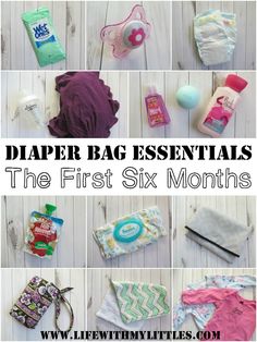 diaper bag essentials the first six months