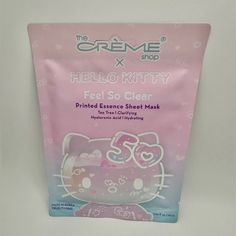 Sanrio Products, Webcore Aesthetic, Kitty Room, Hello Kitty Room Decor, Green Tea Detox, Hello Kitty Shop, Hydrating Sheet Mask, The Creme Shop, Gold Eye Mask