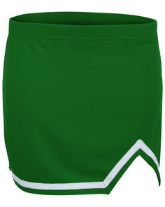 Girls Energy Skirt - DARK GREEN / WHITE - M | Augusta Sportswear Athletic Girls Energy Skirt in Dark Green/White Size Medium | Polyester Athletic Girls, Athletic Apparel, Athletic Women, Cheer Skirts, Navy And White, Dark Green, White And Black, Size Medium, Energy