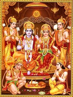 the hindu god and his attendants