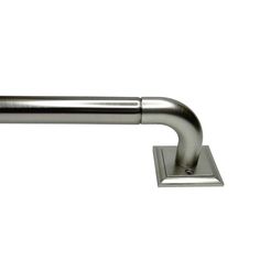 an image of a stainless steel handle on a white background