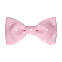 Polka Dot Hearts Pale Pink Bow Tie - Bow Tie with Free UK Delivery - Mrs Bow Tie Burgundy Pocket Square, Gold Pocket Square, Peach Bow Tie, Grooms And Groomsmen, Black Pocket Square, Pink Pocket Square, Green Pocket Square, Silver Bow Tie, Burgundy Bow Tie