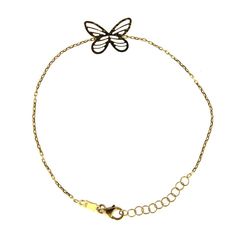 18K Yellow Gold open butterfly bracelet 7 inches with extra rings  starting at 6 inchesAmalia J. & Boutique Bracelets Adjustable Gold Charm Bracelet For Formal Occasions, Formal Adjustable Hypoallergenic Bracelets, Formal Hypoallergenic Adjustable Bracelets, Hypoallergenic Adjustable Bracelets For Formal Occasions, Delicate Adjustable Yellow Gold Charm Bracelet, Delicate Adjustable Gold Bracelet For Formal Occasions, Elegant Gold Charm Bracelet For Gifting, Elegant Gold Plated Charm Bracelet For Gifts, Adjustable Yellow Gold Bracelet For Party