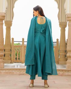 Dress Set - Chahat - www.riafashions.com Work On Sleeves, Dupatta Dress, Gotta Work, Cotton Dupatta, Online Shopping India, Kurta With Pants, Home Dress, Dress Set, Set Dress