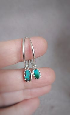 Hypoallergenic Turquoise Hoop Earrings As Gift, Handmade Turquoise Hoop Earrings As Gift, Turquoise Hypoallergenic Hoop Earrings As Gift, Turquoise Small Hoop Earrings Nickel Free, Turquoise Hypoallergenic Hoop Earrings For Gift, Turquoise Sterling Silver Small Hoop Jewelry, Minimalist Turquoise Hoop Earrings As Gift, Minimalist Turquoise Hoop Earrings For Gifts, Turquoise Sterling Silver Hoop Earrings