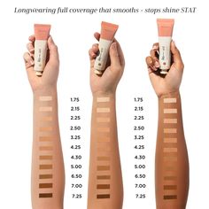 An oil-free, full coverage foundation that powerfully smooths skin texture and controls oil for a long-lasting, silky matte finish that never cakes or dries you out. Size: 30 mL / 1.0 fl oz US Full Coverage Concealer, Full Coverage Foundation, Lengthening Mascara, Neutral Undertones, How To Apply Foundation, Cool Undertones, Matte Foundation, Warm Undertone, Fall Makeup