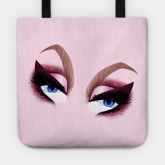 Oh wow. -- Choose from our vast selection of tote bags to match with your desired size to make the perfect custom tote. Pick your favorite: Movies, TV Shows, Art, and so much more! Available in Single Sided Print or Double Sided Print in small, medium, and large. Perfect for work, class, the beach, and leisure. Iconic Eye Makeup, Custom Tote, Tote Bags, Eye Makeup, The Beach, Double Sided, Favorite Movies, Tv Shows, The Selection