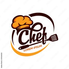 the logo for chef with a spatula on it