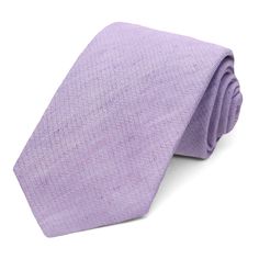 Purple textured linen narrow tie Formal Cotton Suit And Tie Accessories For Summer, Summer Formal Cotton Suit Accessories, Classic Lavender Tie For Business, Cotton Standard Tie For Summer, Solid Color Ties For Black Tie Events In Summer, Classic Standard Tie For Spring, Solid Color Summer Ties For Black Tie Events, Classic Standard Tie For Summer, Classic Adjustable Neckwear For Spring