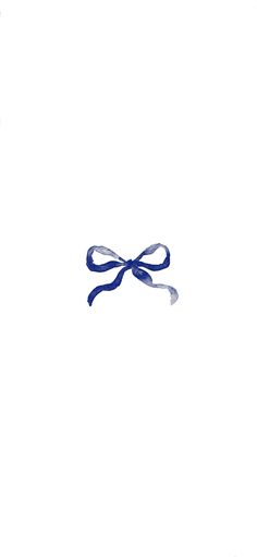 an image of a blue ribbon tied in a bow on a white background with space for text