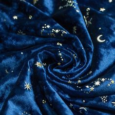 ♥ This is velvet  fabric,soft hand feeling.This fabric is shiny with sliver starry sky,suitable for shirt,dress,coat,jacket...While sun come to you,it is just shiny like a star,make you outstanding from the people.The black fabric with sliver shiny is a wonderful match,steady with womanliness,like fire with ice,so match but so different.The price is half meter.Width: 152(cm) Mazzy Star, Clothing Fabric, Dress Coat, Pleated Fabric, Purple Aesthetic, Starry Sky, Blue Aesthetic, Lace Applique, Chiffon Fabric