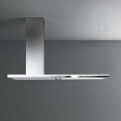 an image of a kitchen lighting fixture in the middle of a room with grey walls