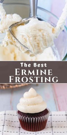 The Best Ermine Frosting on Beater and on Cupcake Flour Frosting, Cooked Frosting, Ermine Frosting, Frosting Recipe, Cake Fillings