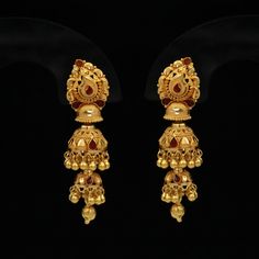 Beautiful 22 Karat Gold Handmade Earrings jhumki Traditional Design jewelry Gold Purity- 22k yellow Gold Length - 4.5 cm Width - 1.2 cm Weight - 10.65 grams approx Luxury 22k Gold Traditional Jhumkas, Luxury 22k Yellow Gold Jhumkas, Luxury Yellow Gold Jhumkas For Ceremonial Use, Luxury 22k Gold Ceremonial Jhumkas, Luxury Fusion Yellow Gold Jhumkas, Luxury 22k Yellow Gold Chandbalis, Luxury 22k Gold Traditional Chandbalis, 4 Grams Gold Ear Rings Latest Design, 10 Grams Gold Earrings Designs