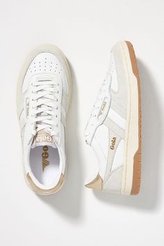 Gola Hawk Sneakers Gola Sneakers, Beige Sneakers, Suede Trainers, Shoes Outfit Fashion, Everyday Shoes, Retro Sneakers, Sneakers Outfit, Shoes Shop, Shoe Style