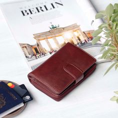 Discover the elegance and functionality of our Handmade Genuine Leather Trifold Wallet, an ideal personalised gift for her. This brown leather purse is meticulously handcrafted to perfection, making it the perfect gift for your girlfriend or any special woman in your life. Key Features: Handcrafted: Each wallet is carefully made by skilled artisans, ensuring exceptional quality and durability. Brown Leather Purse: Crafted from genuine brown leather, this wallet exudes timeless style and sophisti Classic Trifold Coin Purse As Gift, Classic Bifold Coin Purse For Gift, Classic Bifold Coin Purse As Gift, Classic Coin Purse With Interior Card Slots For Gift, Elegant Brown Trifold Wallet As Gift, Classic Coin Purse With Interior Card Slots As Gift, Elegant Leather Trifold Wallet For Daily Use, Classic Rfid Blocking Coin Purse Gift, Elegant Trifold Wallet With Card Slots For Gift