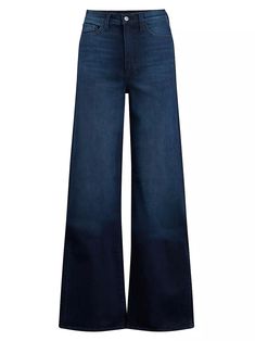 The high-rise, wide leg Mia jean in ‘Cinema' has the comfort and ease of stretch. In an authentic indigo with a light enzyme wash, these jeans are a seasonless, of-the-moment style.11 1/2" RISE34" INSEAM MODEL IS WEARING SIZE 2611 1/2" front rise15 3/4" back rise23" leg opening34" inseam 98% Cotton, 2% Elastane Cool Clothing, Samara, Joes Jeans, Denim Outfit, High Jeans, Wide Leg Jeans, Bell Bottom Jeans, Saks Fifth Avenue, Stitch Fix