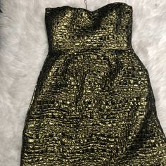 Gold Added Black Halter Dress! Dress Has Never Been Use. Gold Halter Dress, Dresses Gold, Dkny Dress, Black Halter Dress, Black Halter, Size 8 Dress, Gold Dress, Gold Black, Halter Dress