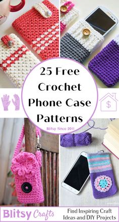 the 25 free crochet phone case patterns