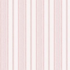 a red and white striped wallpaper with vertical lines on the bottom half of it