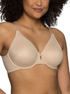 PRICES MAY VARY. The Vanity Fair Beauty Back Non-Padded Underwire Bra is the ultimate in smoothing Soft, 4-way stretch fabric provides amazing back smoothing 2-ply modesty lining for a natural shape Non-padded Smooth, seamfree cups provide the freedom to wear the most fitted clothing Fitted Clothing, Vanity Fair Bras, Women's Beauty, Lounge Lingerie, 4 Way Stretch Fabric, Natural Shapes, The Freedom, Underwire Bra, Vanity Fair