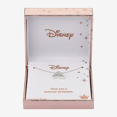 Included: 1 Necklace(s)Features: In A Gift Box, AdjustableCharacter: Disney PrincessJewelry Closure: Spring Ring ClaspLink Construction: SemisolidShape: CrownStone Cut: RoundStone Millimeter Measurement: 1.2 Mm WidthMetal Color: Silver ToneChain Length: 16 InchChain Width: 1 MillimetersExtender Length: 2 InchPendant Length: 12.8mmPendant Width: 17.5mmChain Construction: CableCare: Wipe CleanStone Type: 6 CrystalMetal: Pure Silver Over BrassNecklace Type: Pendant NecklacesPendant & Charms Type: P Crown Necklace Princess, Princess Kida Necklace, Beautiful Disney Princess, Gold Disney Necklace For Gift, Cinderella Necklace, Enchanted Disney Necklace Gold, Crown Pendant Necklace, Rose Gold Gifts, Crown Pendant