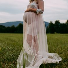 Beautiful Light Pink Mesh French Style Maternity Photoshoot Dress. Has Been Dry Cleaned. Light And Airy. Strapless Dress Underneath Is High Stretch. Worn Once For Photo’s. Message Me With Questions. Fitted Cream Maternity Dress For Wedding, Cream Lace Maternity Dress, Flowy White Maternity Dress For Wedding, Cream Maternity Fitted Dress, Spring White Maternity Gown, White Maternity Gown For Spring, Elegant Sheer Maternity Dress For Wedding, White Long Sleeve Lace Maternity Dress, White Maternity Dress For Spring Wedding