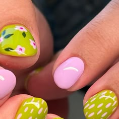 Fun Manicure Ideas For Short Nails, Chloe Style, Fun Manicure, Floral Nail Designs, Happy Nails, Gel Nails Diy, Really Cute Nails, Colorful Nail Designs, Glam Nails