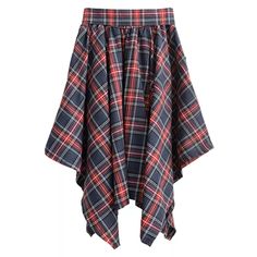 This 90s Grunge inspired skirt smells like Nirvana! This plaid asymetrical skirt can be high glam rock or Emo grunge. Whatever the mood strikes. One size fits most - ALWAYS review the size chart. Elastic waist band - belt included (for fashion purpose only) Emo Grunge, 90s Grunge, Glam Rock, The Mood, Nirvana, Plaid Scarf, Skater Skirt, Harem Pants, Elastic Waist