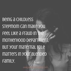 a woman covering her face with her hands and the caption being a childless person can make you feel like a friend in the motherhood department, but your material role matters