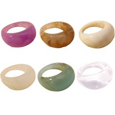 PRICES MAY VARY. Fine Production: Each ring made of resin is hand-made. Each jewelry is carefully polished and processed. Style: The old craft of colorful resin makes the jewelry look fashion and stylish. Very beautiful and eye-catching. Material: The colorful resin ring is made of resin. Easy to Wear and Take Off. Environmental protection, safety, no allergy. It's very comfortable and fashion. Occasion: The jewelry set matched with different dresses, sportswear, casual clothes, which is a set o Silicone Jewelry, Unusual Jewelry, Resin Ring, Different Dresses, Glass Rings, Casual Clothes, Beaded Necklaces, Environmental Protection, Jewelry Party