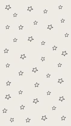 black and white stars on a white background