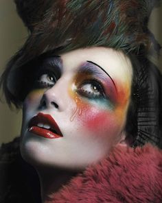 Sofia Duran for El Fanzine Mag 1 Crystal Eye Makeup, Drag Make-up, Makeup Portfolio, High Fashion Makeup, Avant Garde Makeup, Theatrical Makeup, Drag Makeup, Dramatic Makeup, Crystal Eye