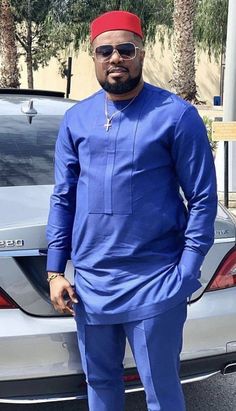 African Men Clothing, African Men Wears, African Fashion African Attire, Shirts and Pants. - Etsy Serbia Blue Long Sleeve Sets With Set-in Sleeves, African Male Suits, Wedding Guest Suits, Dashiki Outfit, African Men Clothing, Suit Prom, Dashiki For Men, Senator Wears, African Suit